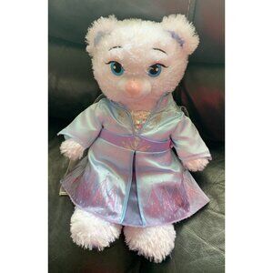 Build A Bear Plush Frozen Elsa White Bear Elsa Dress Stuffed Animal Toy Doll